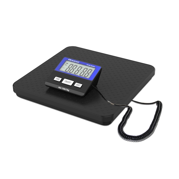 Brecknell PS400 SL, 400 x 0.2 lb / 180 x 0.1 kg , Aluminium ribbed base 12in. x12in. x1in. 816965007530 - main